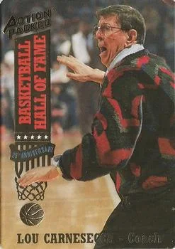 1993 Action Packed Hall of Fame Lou Carnesecca CO #14 card image