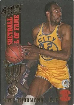 1993 Action Packed Hall of Fame Nate Thurmond #10 card image