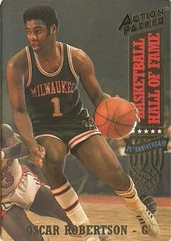 1993 Action Packed Hall of Fame Oscar Robertson #40 card image