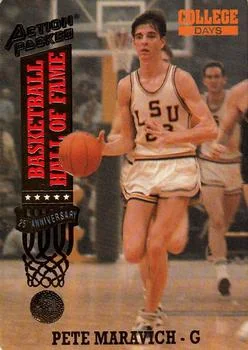 1993 Action Packed Hall of Fame Pete Maravich CD #75 card image