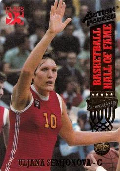 1993 Action Packed Hall of Fame Uljana Semjonova C93 #64 card image
