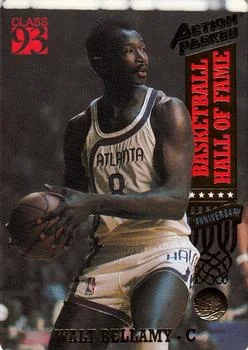 1993 Action Packed Hall of Fame Walt Bellamy C93 #61 card image