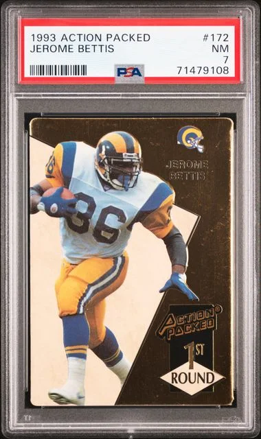 1993 Action Packed Jerome Bettis #172 card image