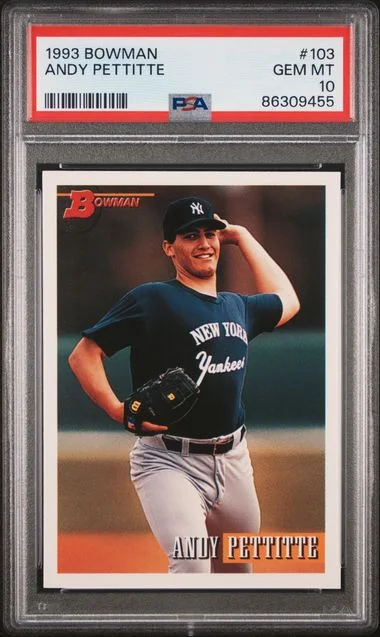 1993 Bowman Andy Pettitte #103 card image