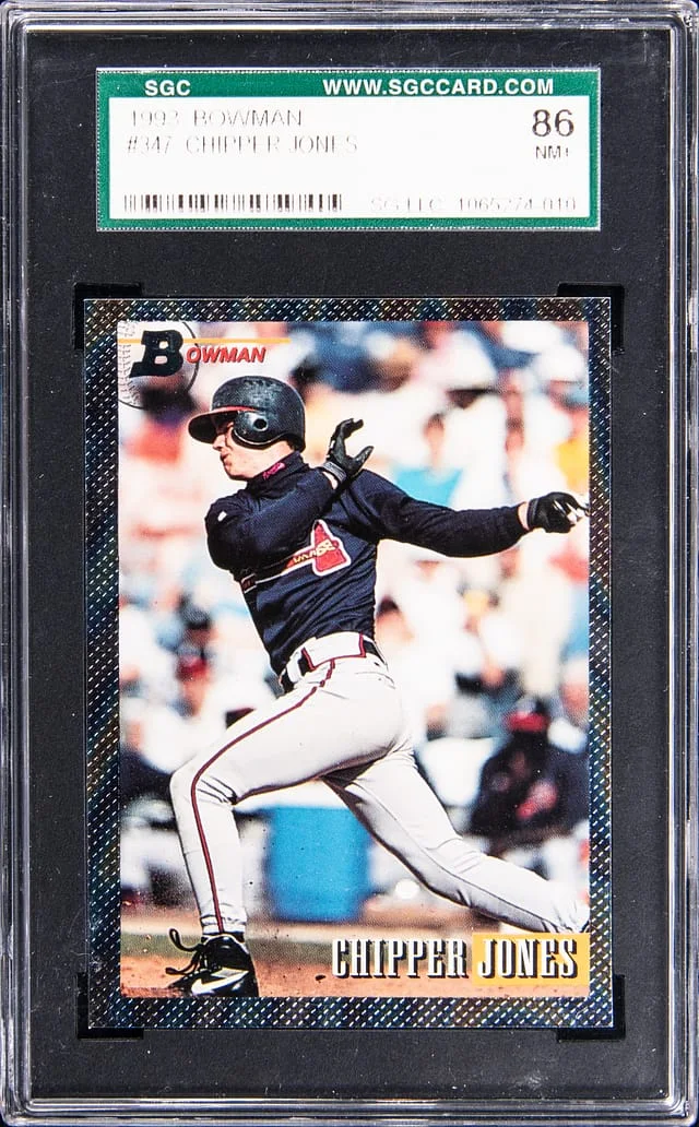 1993 Bowman Chipper Jones #347 card image
