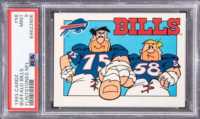 1993 Cardz Flintstones NFL Buffalo Bills #58 card image