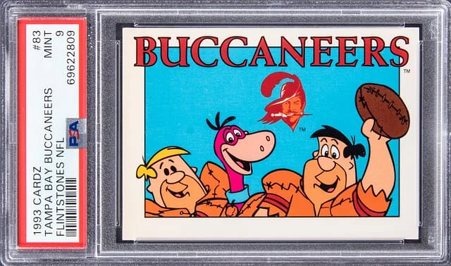 1993 Cardz Flintstones NFL Tampa Bay Buccaneers #83 card image