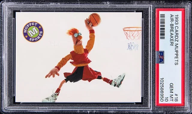 1993 Cardz Muppets Air-Beaker! - Nike Air Jordan Jumpman Theme Featuring AJ8's #18 card image