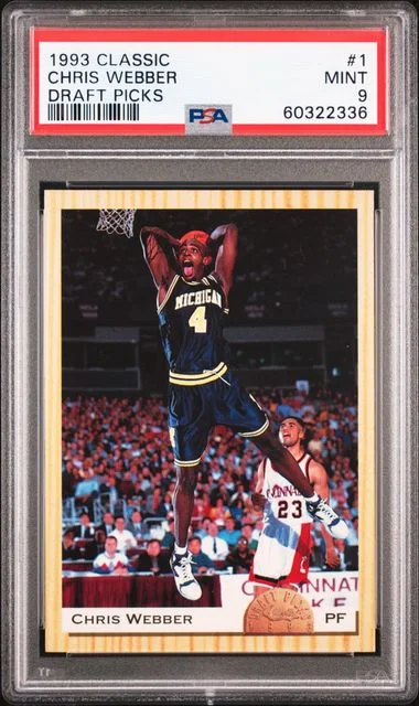 1993 Classic Draft Picks Chris Webber #1 card image