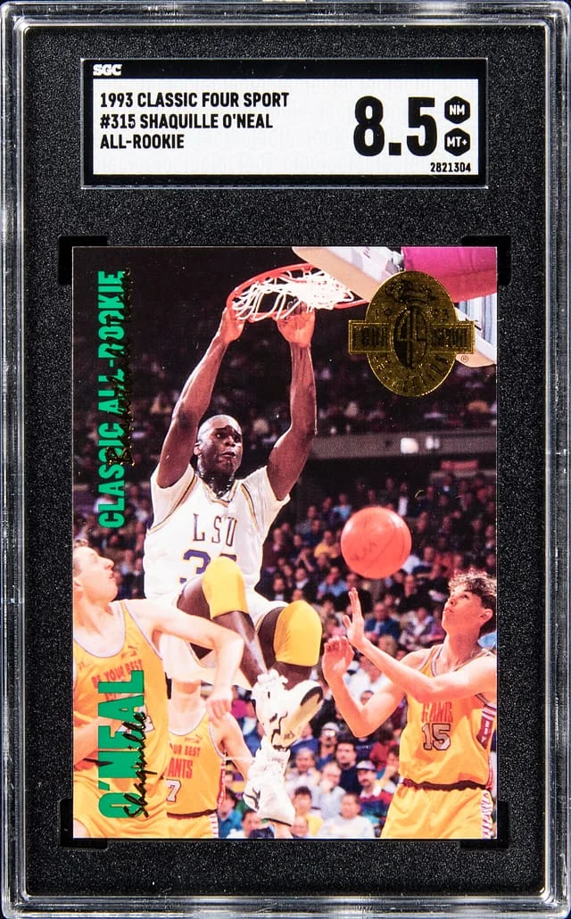 1993 Classic Four Sport All Shaquille O'Neal #315 card image