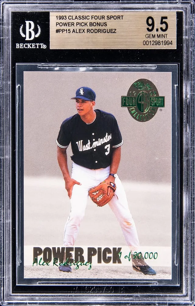 1993 Classic Four Sport Power Pick Bonus Alex Rodriguez #PP15 card image