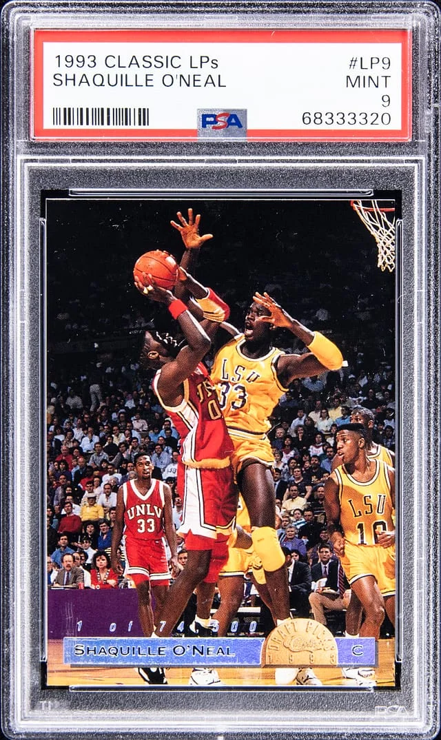 1993 Classic LPs Shaquille O'Neal #LP9 card image