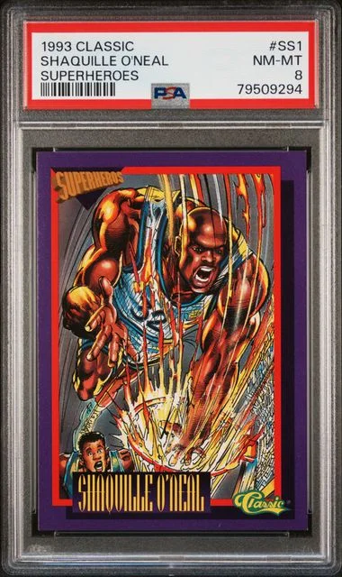 1993 Classic Superheroes Superheroes Shaquille O'Neal #Ss1 card image