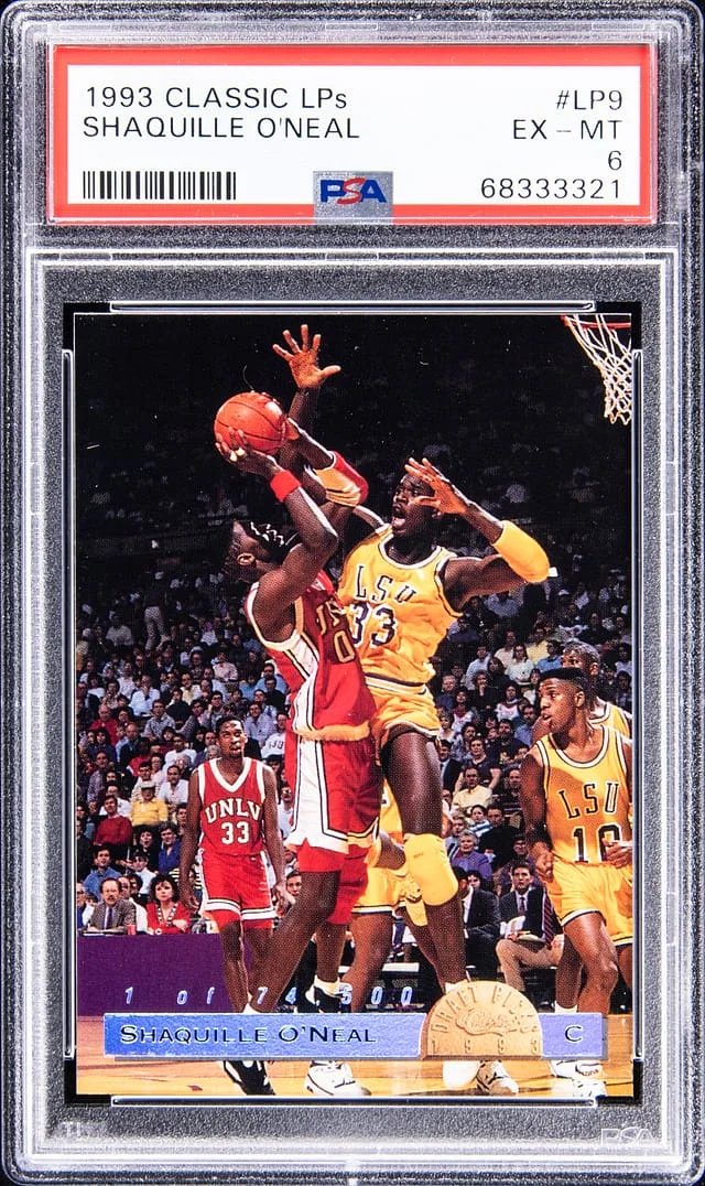 1993 Classics LPs Shaquille O'Neal #LP9 card image