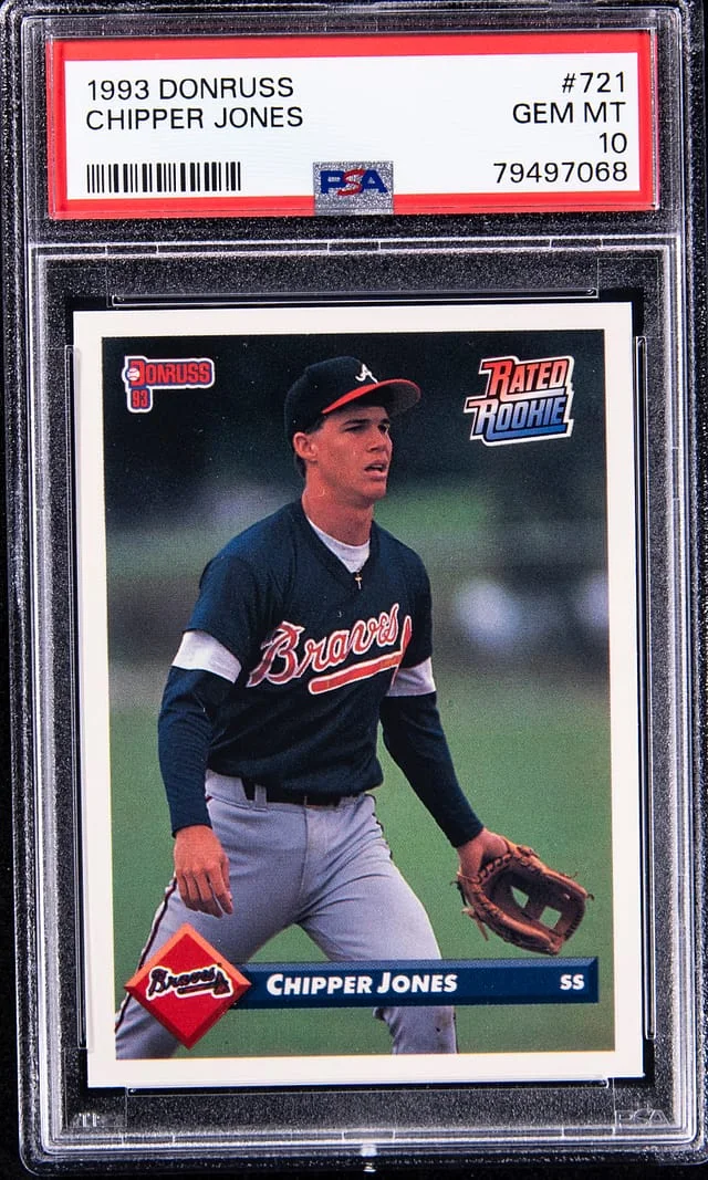 1993 Donruss Chipper Jones Rated #721 card image