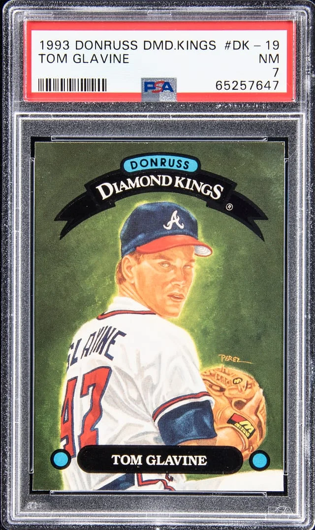 1993 Donruss Diamond Kings Tom Glavine #DK-19 card image