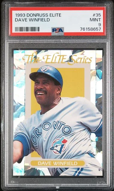 1993 Donruss Elite Dave Winfield #35 card image