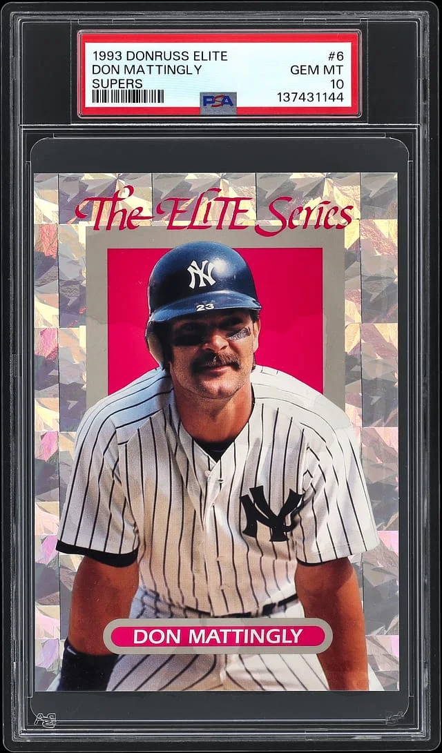 1993 Donruss Elite Don Mattingly Supers #6 card image