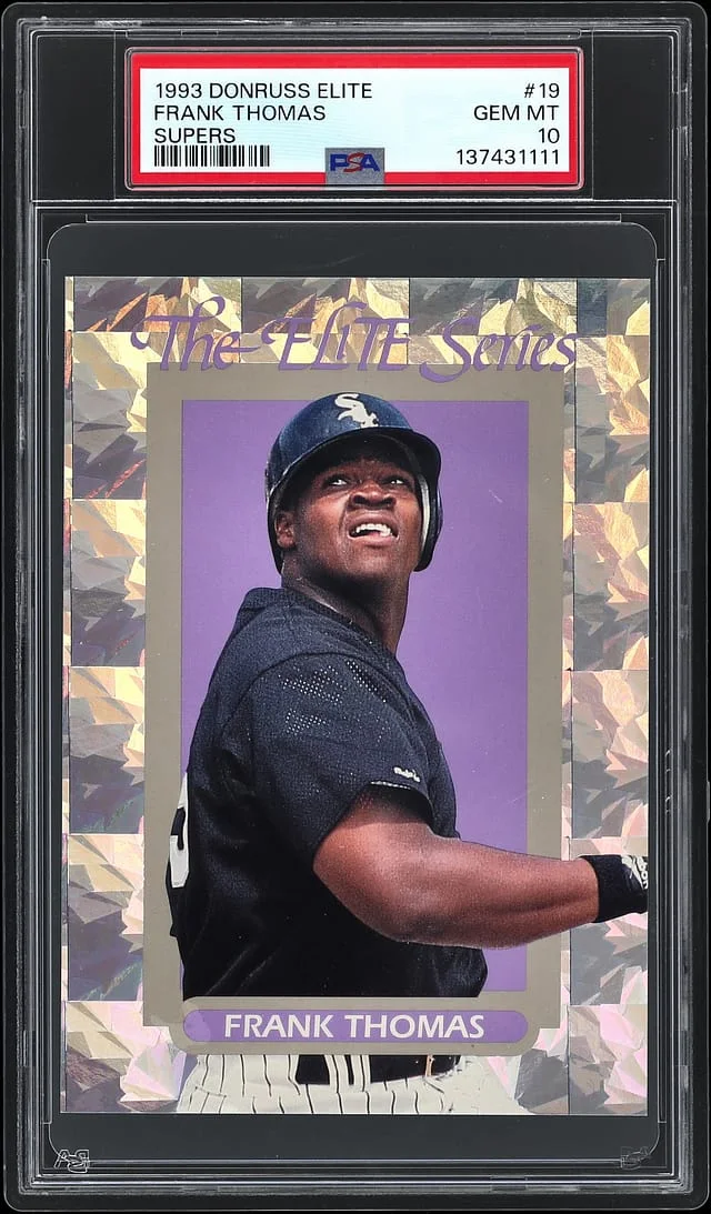 1993 Donruss Elite Frank Thomas Supers #19 card image