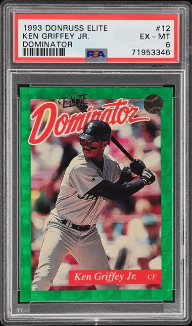 1993 Donruss Elite Ken Griffey Jr. Dominator #12 card image