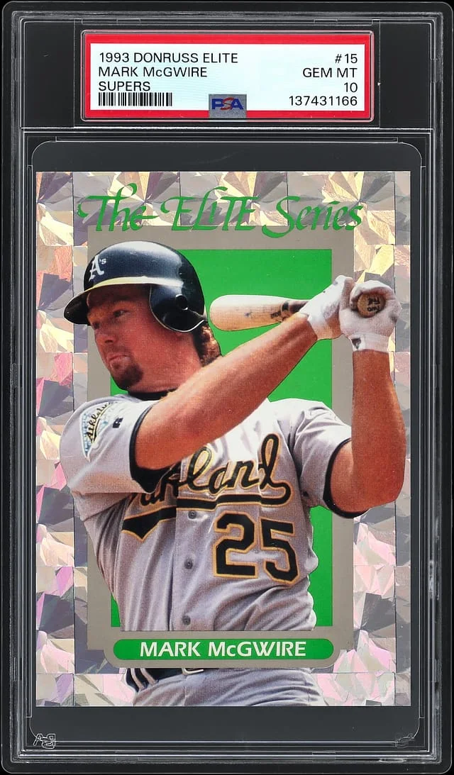 1993 Donruss Elite Mark McGwire Supers #15 card image