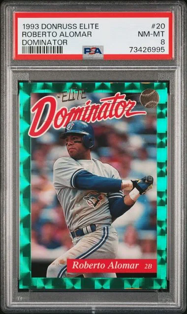 1993 Donruss Elite Roberto Alomar Dominator #20 card image