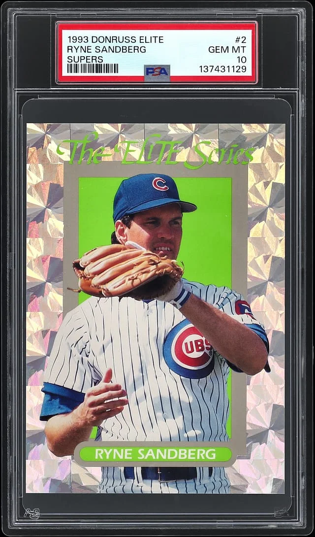 1993 Donruss Elite Ryne Sandberg Supers #2 card image