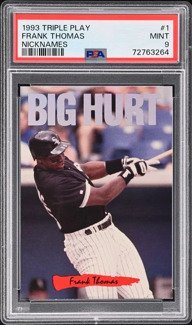 1993 Donruss Frank Thomas Triple Play Nicknames #1 card image