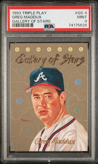 1993 Donruss Greg Maddux Triple Play Gallery Of Stars #GS-4 card image