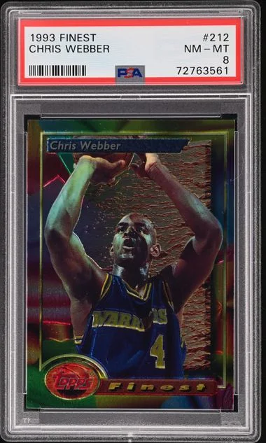 1993 Finest Chris Webber #212 card image