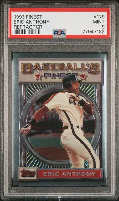 1993 Finest Eric Anthony Refractor #179 card image
