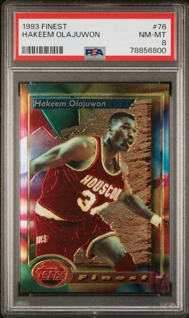 1993 Finest Hakeem Olajuwon #76 card image