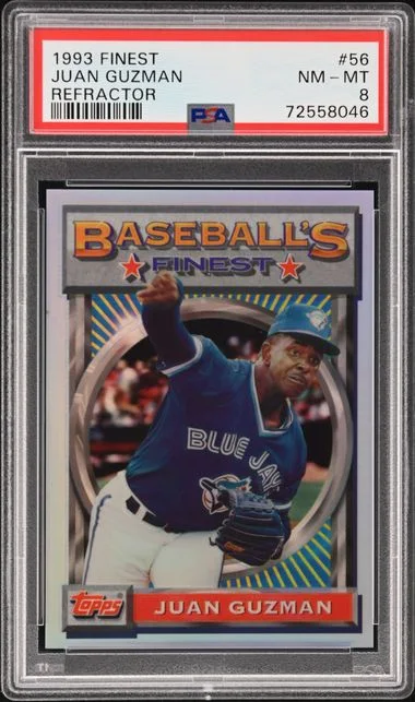 1993 Finest Juan Guzman Refractor #56 card image