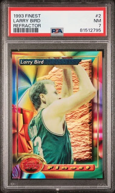 1993 Finest Larry Bird Refractor #2 card image