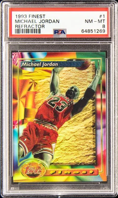 1993 Finest Michael Jordan Refractor #1 card image