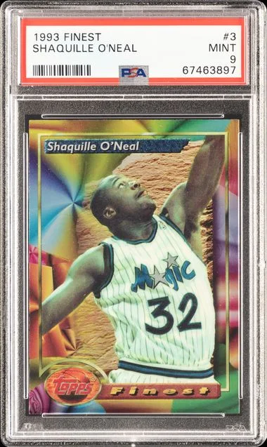 1993 Finest Shaquille O'Neal #3 card image