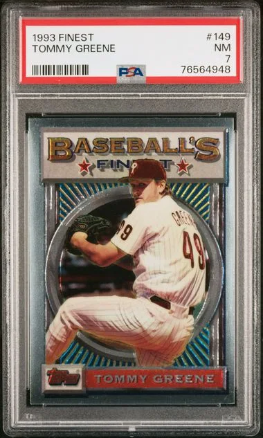 1993 Finest Tommy Greene #149 card image