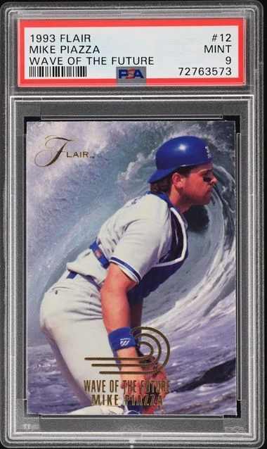 1993 Flair Mike Piazza Wave Of The Future #12 card image