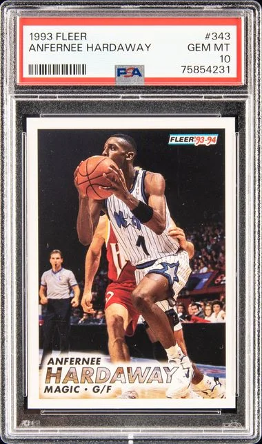 1993 Fleer Anfernee Hardaway #343 card image
