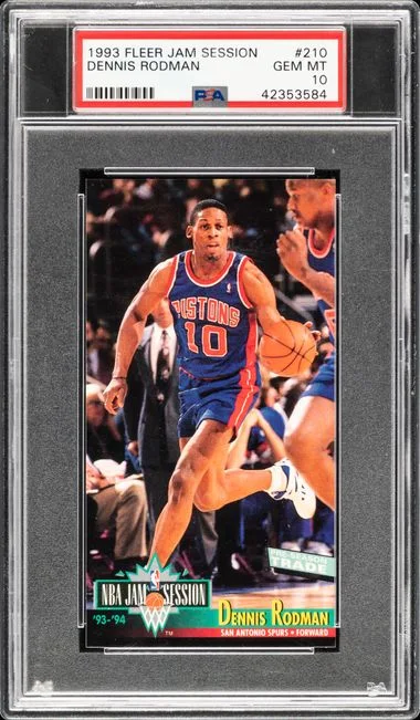 1993 Fleer Dennis Rodman Jam Session #210 card image