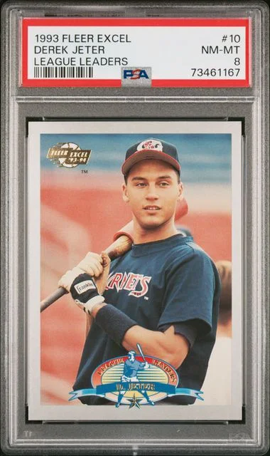 1993 Fleer Derek Jeter Excel League Leaders #10 card image