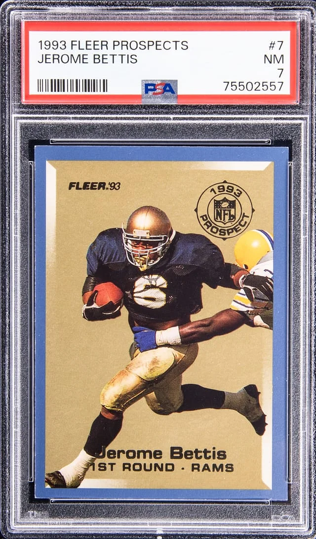 1993 Fleer Jerome Bettis Prospects #7 card image