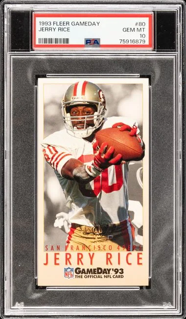 1993 Fleer Jerry Rice Gameday #80 card image