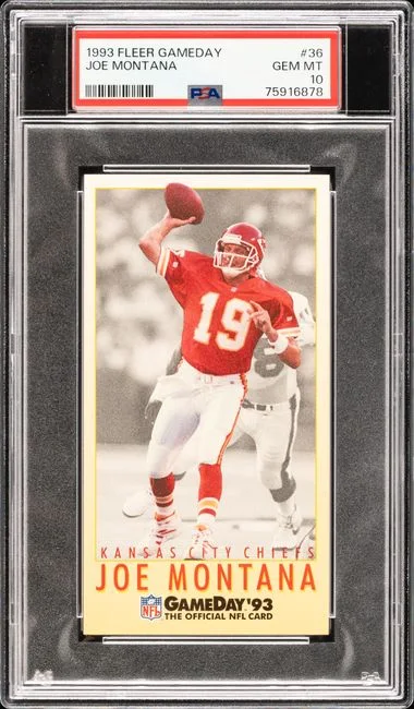 1993 Fleer Joe Montana Gameday #36 card image