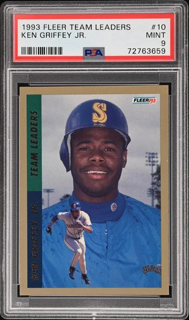 1993 Fleer Ken Griffey Jr. Team Leaders #10 card image