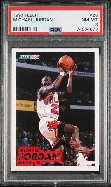 1993 Fleer Michael Jordan #28 card image