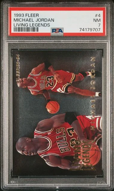 1993 Fleer Michael Jordan Living Legends #4 card image