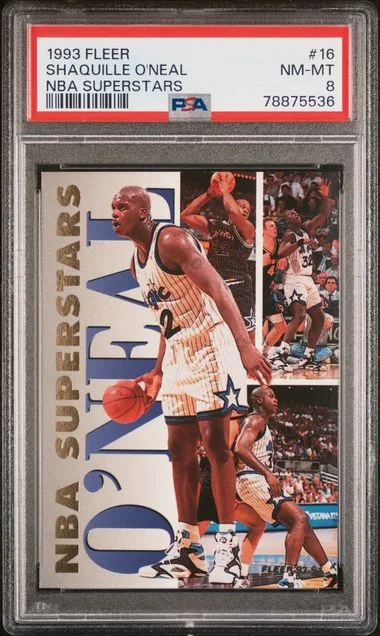 1993 Fleer Shaquille O'Neal NBA Superstars #16 card image