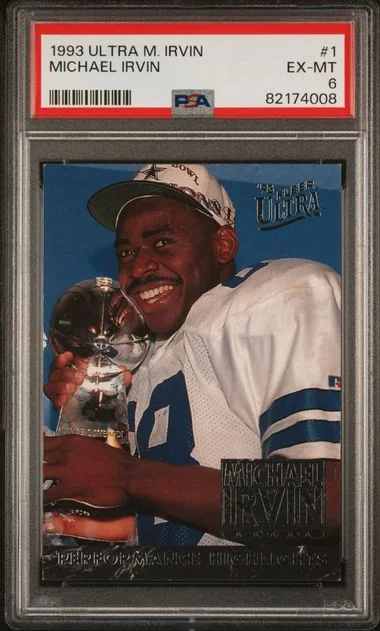 1993 Fleer Ultra Michael Irvin #1 card image