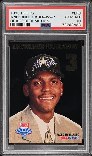 1993 Hoops Anfernee Hardaway Draft Redemption #Lp3 card image